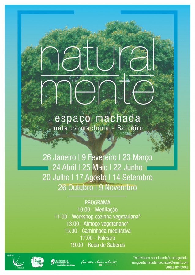 «Naturalmente» na Espaço Machada - Barreiro Arranca no dia 26 de janeiro