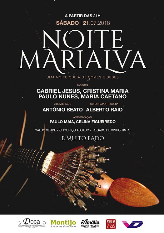 Na Frente Ribeirinha do Montijo Noite Marialva . Dia 21 julho