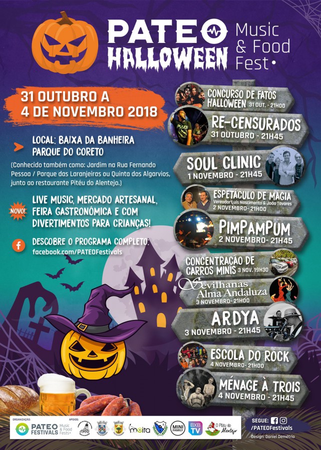 Moita - No Parque da Coreto na Baixa da Banheira Festival PATEO Halloween