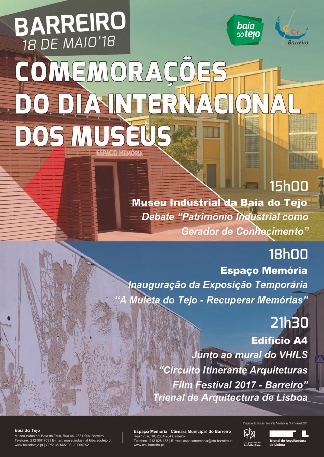Dia Internacional dos Museus no Barreiro Dia 18 de maio