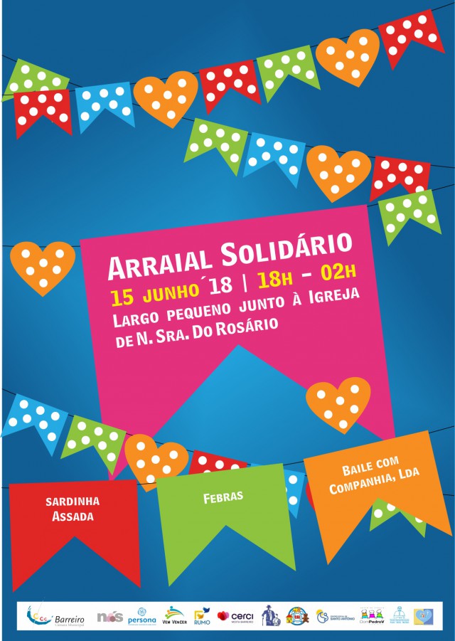 Barreiro - Arraial Solidário visa contribuir para a visibilidade das IPSS Largo pequeno junto à Igreja Nossa Senhora do Rosário
