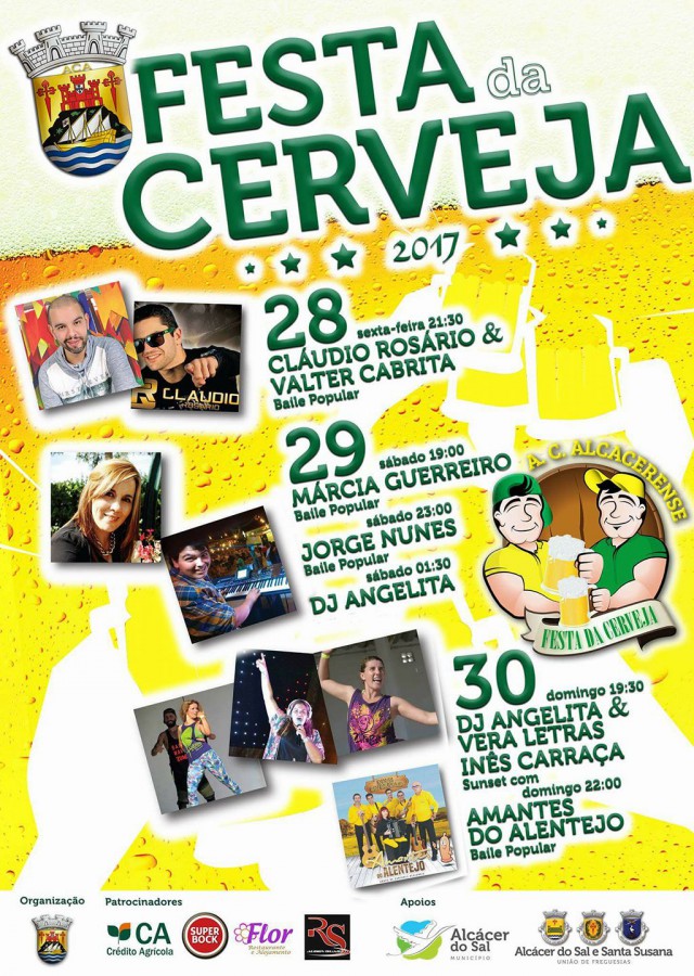 Festa da Cerveja 2017 em Alcácer do Sal Evento histórico promovido Atlético Clube Alcacerense