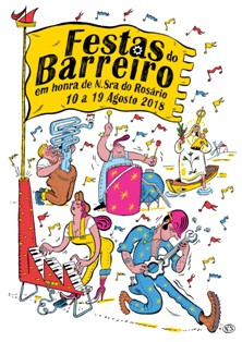 Içar do «Mastro» também conhecido por «Painel» é uma tradição antiga. Festas do Barreiro 2018 decorrem de 10 a 19 de agosto
