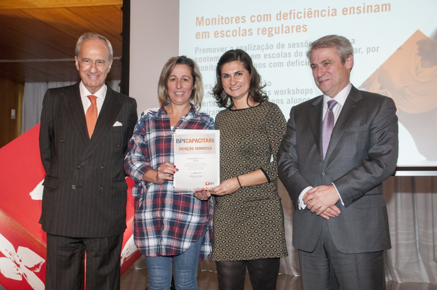 BPI distinguiu CERCIMA do Montijo Projectos para melhorar a vida das pessoas com deficiência