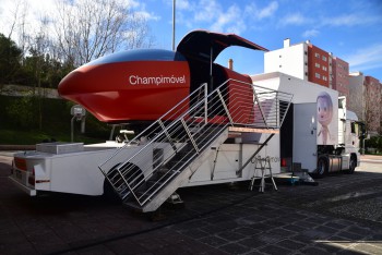 No âmbito da XVI Feira Pedagógica do Barreiro Champimóvel no Parque da Cidade