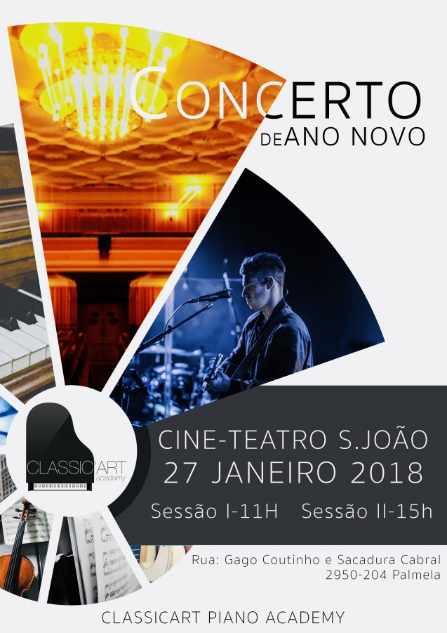 No Cine-teatro S. João em Palmela Concerto de Ano Novo