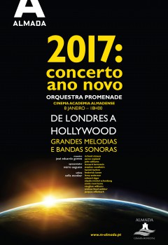 Almada - Academia Almadense recebe o concerto de Ano Novo De Londres a Hollywood.