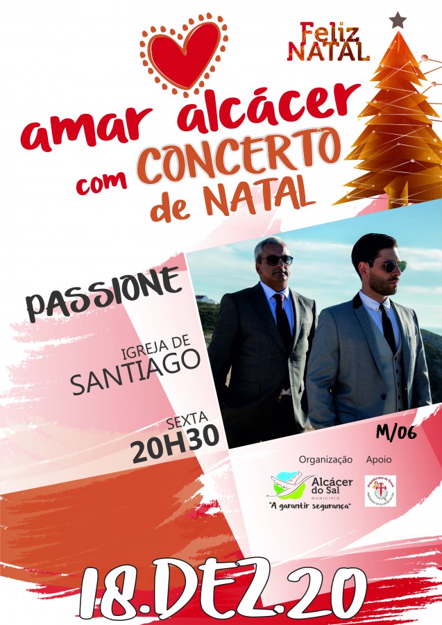 Alcácer do Sal Recebe Concerto de Natal com a banda «Passione»
