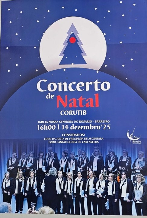 BARREIRO - Na Igreja de Nª Srª do Rosário Concerto de Natal do CORUTIB