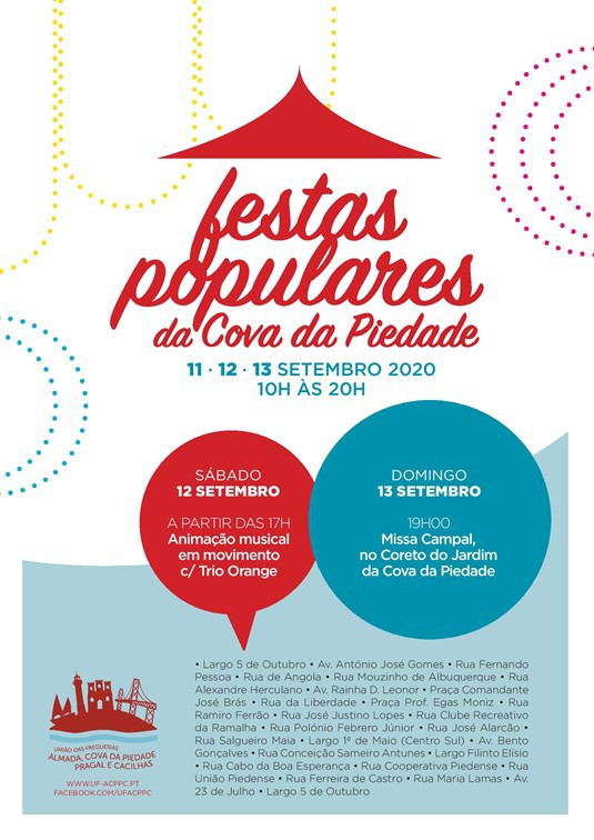 Almada - Festa da Cova da Piedade Música itinerante com o «Trio Orange»