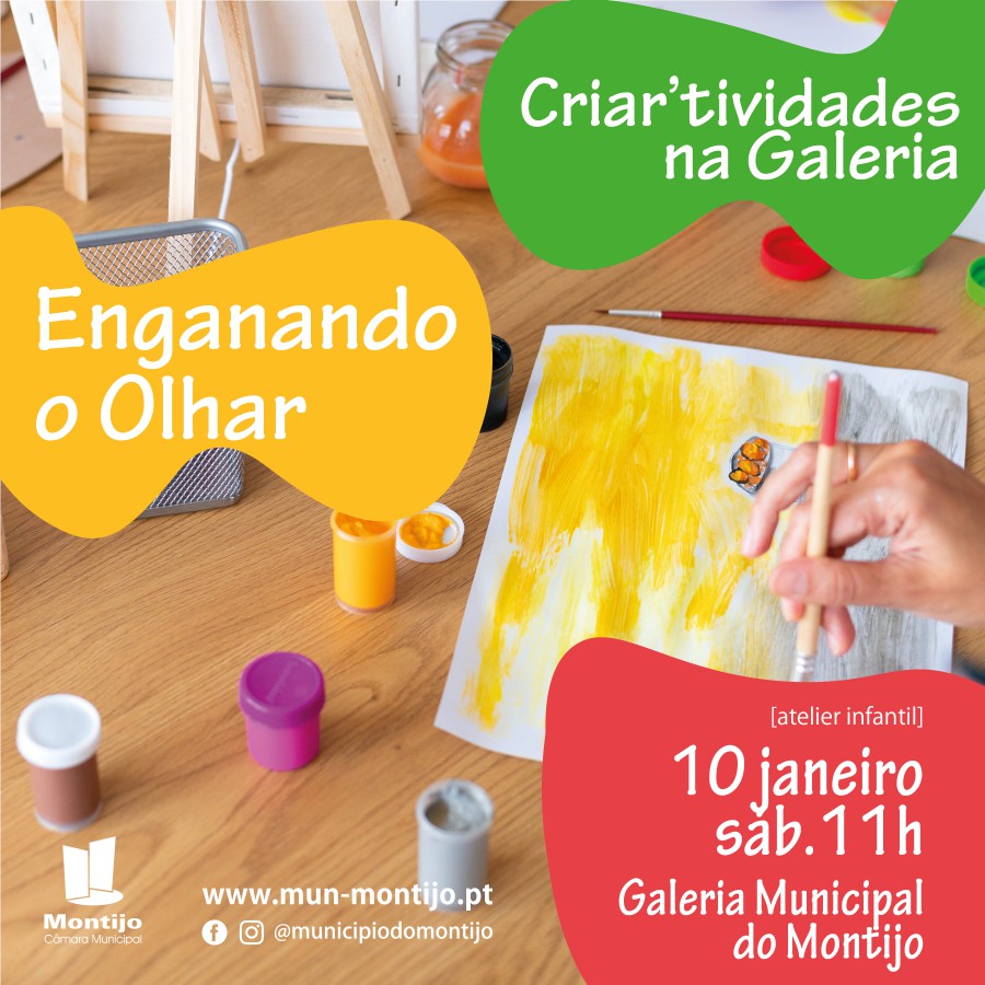 Galeria Municipal do Montijo Oficina infantil cria ilusões óticas