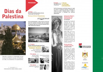 Almada celebra Dias da Palestina Até 19 de março no Fórum Municipal Romeu Correia