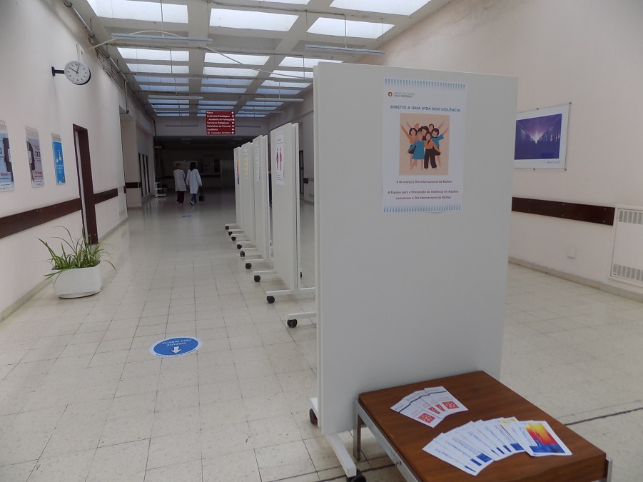 BARREIRO - Unidade Local de Saúde do Arco Ribeirinho REALIZA EXPOSIÇÃO SOBRE VIOLÊNCIA DOMÉSTICA