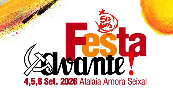 Seixal - 50 anos de Festa do «Avante!» trazem muita música, cinema e teatro! Palcos 25 de Abril e 1.º de Maio ocupados pelo mundo