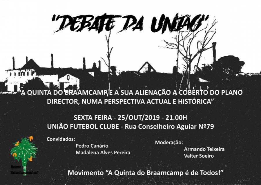 Quinta Braamcamp a sua alienação a coberto do PDM Debate com Pedro Canário e Madalena Alves Pereira
