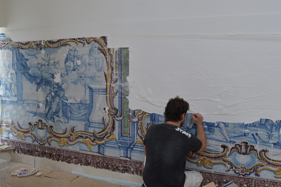 Localizada na Quinta do Pátio d’ Água no Montijo Reabilitação e Restauro da Ermida de Sto. António