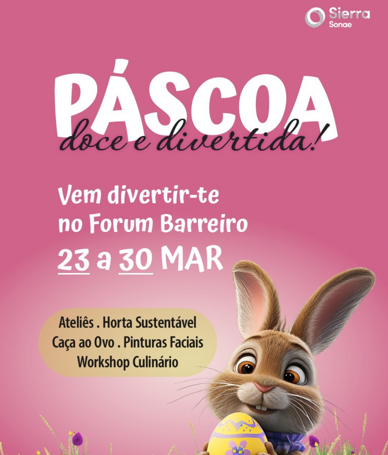 Forum Barreiro celebra a Páscoa Com uma horta sustentável, workshop de culinária e muito mais