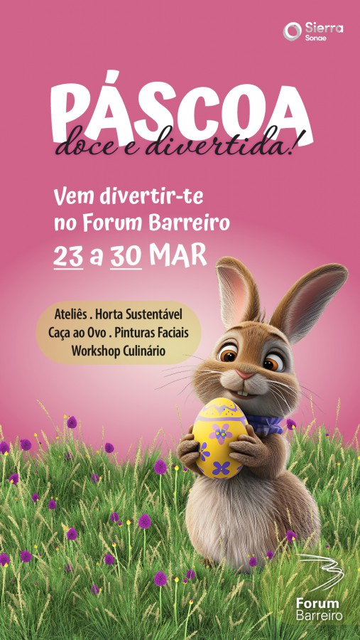 Forum Barreiro celebra a Páscoa Com uma horta sustentável, workshop de culinária e muito mais