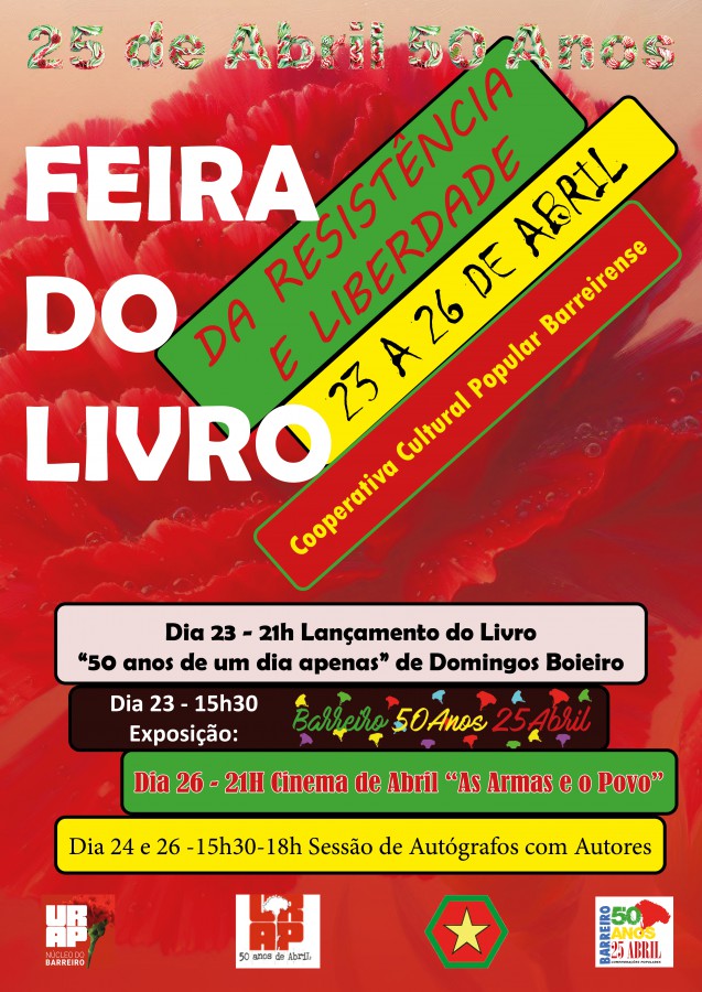 Núcleo da URAP Barreiro Feira do Livro “Da Resistência e da Liberdade”