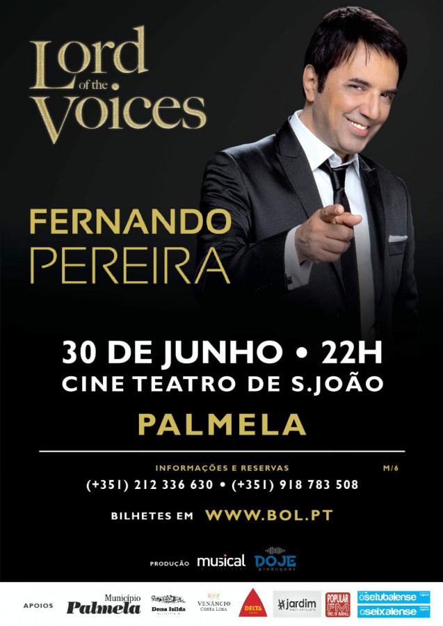 No Cineteatro S. João em Palmela Fernando Pereira apresenta «Lord of the Voices»