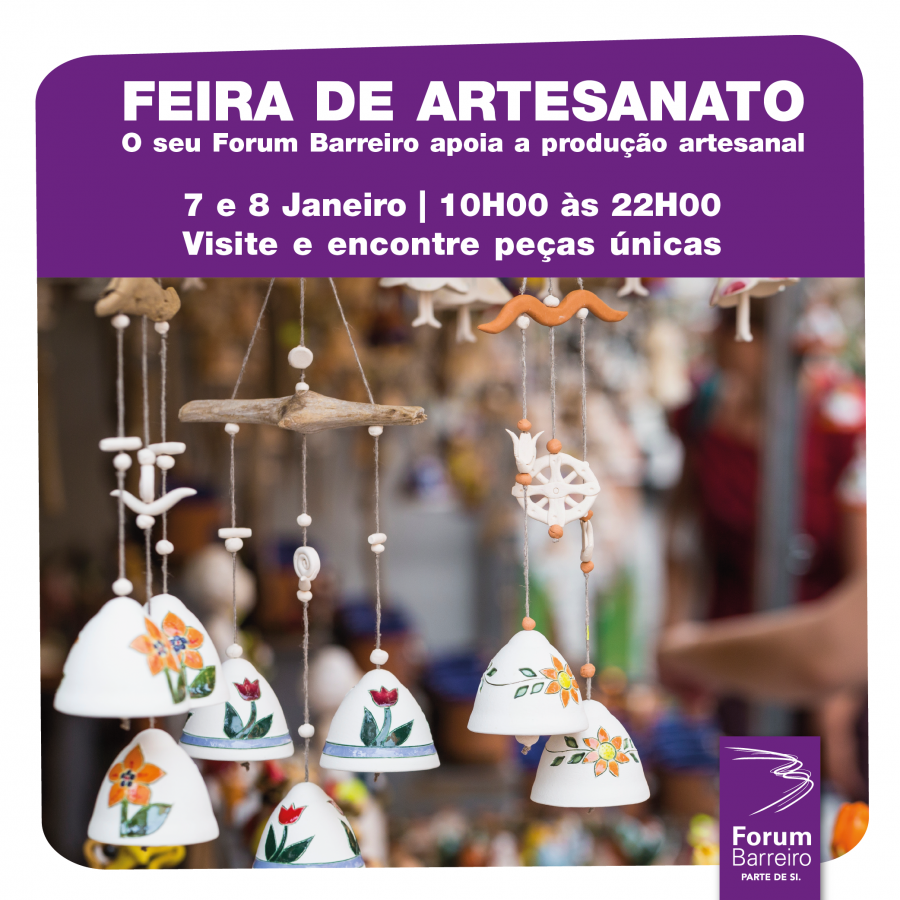 No FORUM BARREIRO FEIRA DE ARTESANATO