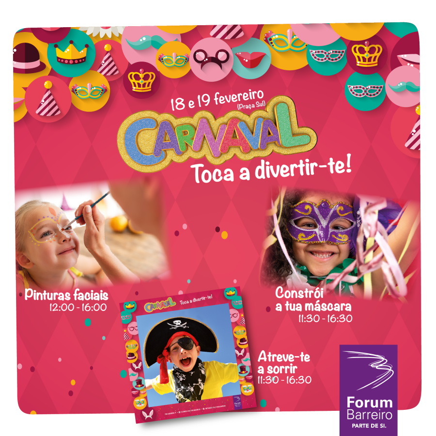 No Forum Barreiro Ação de Carnaval - 18 e 19 de Fevereiro