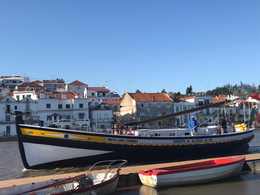 Após trabalhos de manutenção em Sesimbra Galeão Pinto Luísa regressa a Alcácer do Sal