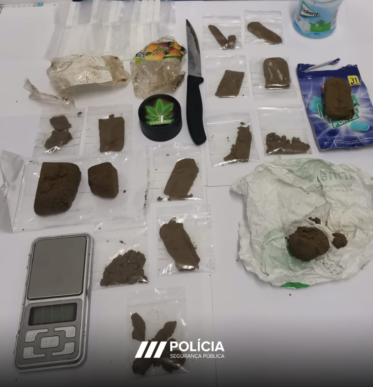 No parque Municipal da cidade Duas detenções por tráfico de estupefacientes