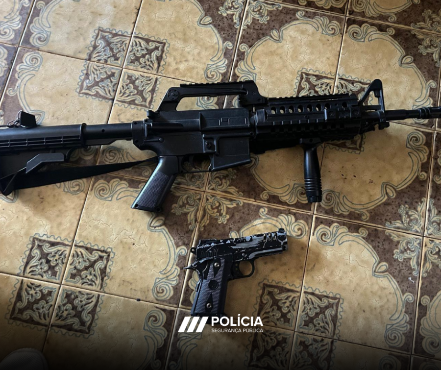 Montijo – Junto a um estabelecimento escolar Apreensão de duas armas de ar comprimido
