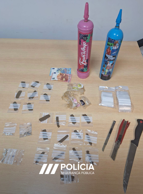 Barreiro Uma detenção por tráfico de estupefaciente