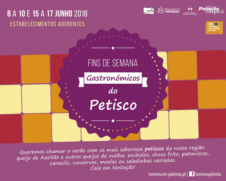 Sabores de verão em 20 restaurantes do concelho de Palmela Fins de Semana Gastronómicos do Petisco