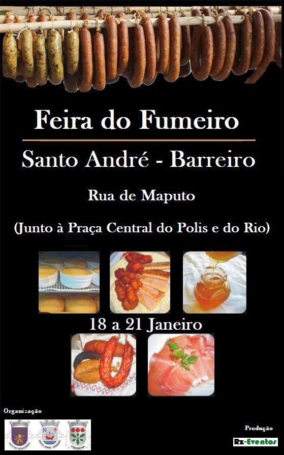 Feira do Fumeiro no Barreiro De 18 a 21 de janeiro no espaço POLIS Santo André