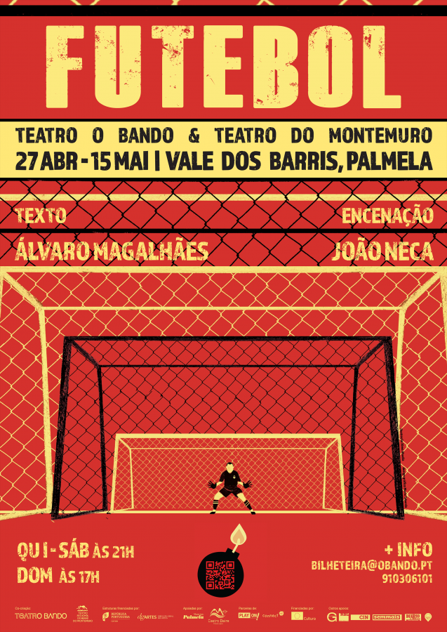 Em Vale dos Barris, Palmela FUTEBOL pelo Teatro O Bando . texto Álvaro Magalhães encenação João Neca