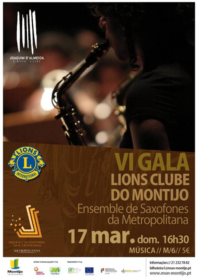 No Cinema-Teatro Joaquim d’Almeida VI Gala do Lions Clube do Montijo