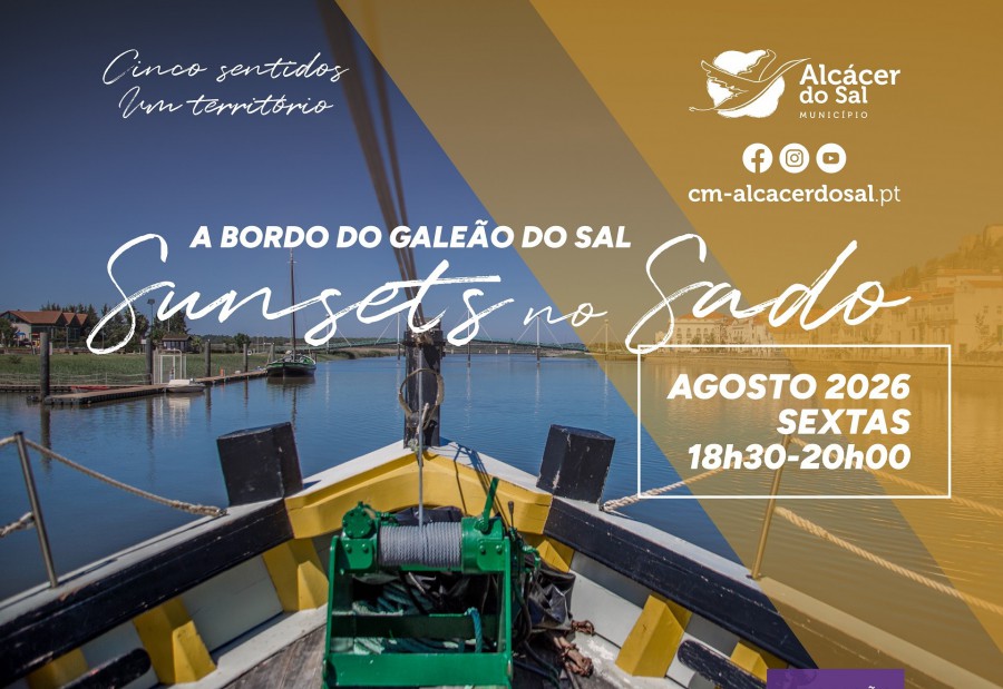 Alcácer do Sal a bordo do galeão Pinto Luísa Lança quatro experiências temáticas «Sunsets no Sado» . Vinhos, Cantigas, poesia e cante