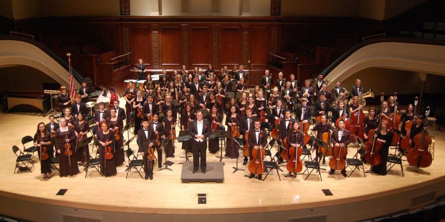 No palco Cine-teatro S. João em Palmela No dia 2 de abril «Hochstein Youth Symphony Orchestra»