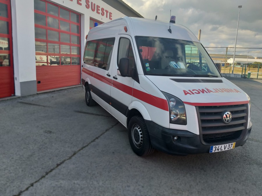 Barreiro - Corpo de Bombeiros do Sul e Sueste Ambulância dedicada a casos suspeitos e confirmados COVID-19