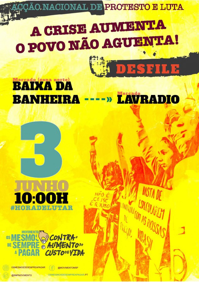 Comissão de Utentes dos Serviços Públicos do Barreiro A crise aumenta e o povo não aguenta