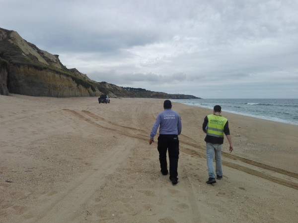 Placas de aviso de perigo nas arribas em Sesimbra Autoridade Marítima Nacional colabora na verificação