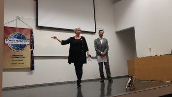 Barreiro Toastmasters tem visita europeia Membros do clube treinaram competências numa língua estrangeira