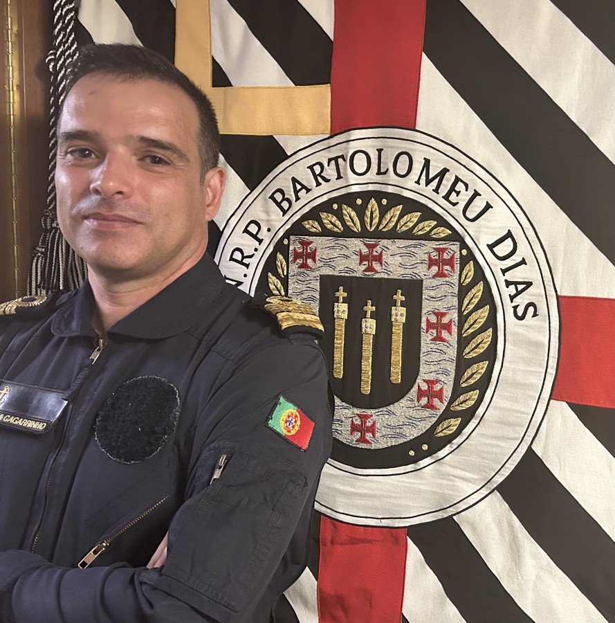 Alcochete - Capitão-de-fragata Elias Véstia Cagarrinho É o novo comandante da fragata Bartolomeu Dias