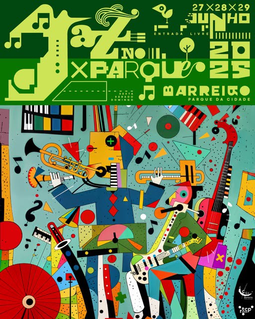 No Parque da Cidade do Barreiro 5ª Edição do Jazz no Parque . Dias 27, 28 e 29 de junho