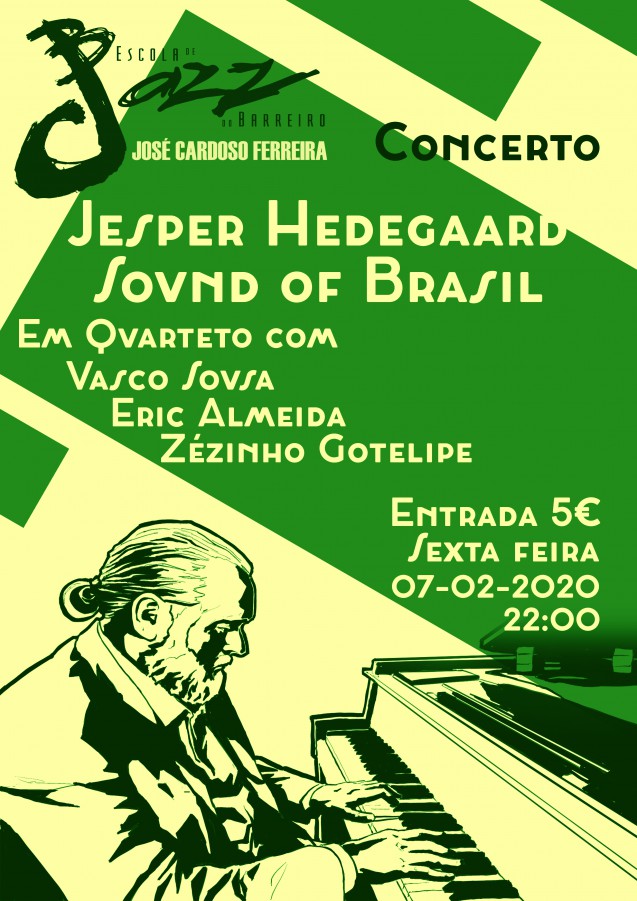 Barreiro - Concerto no Be Jazz Café Jasper Hedegaard . «Sound of Brasil».