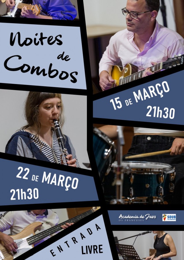 BARREIRO - Academia de Jazz Os Franceses Noites de Combos nos dias 15 e 22 de março