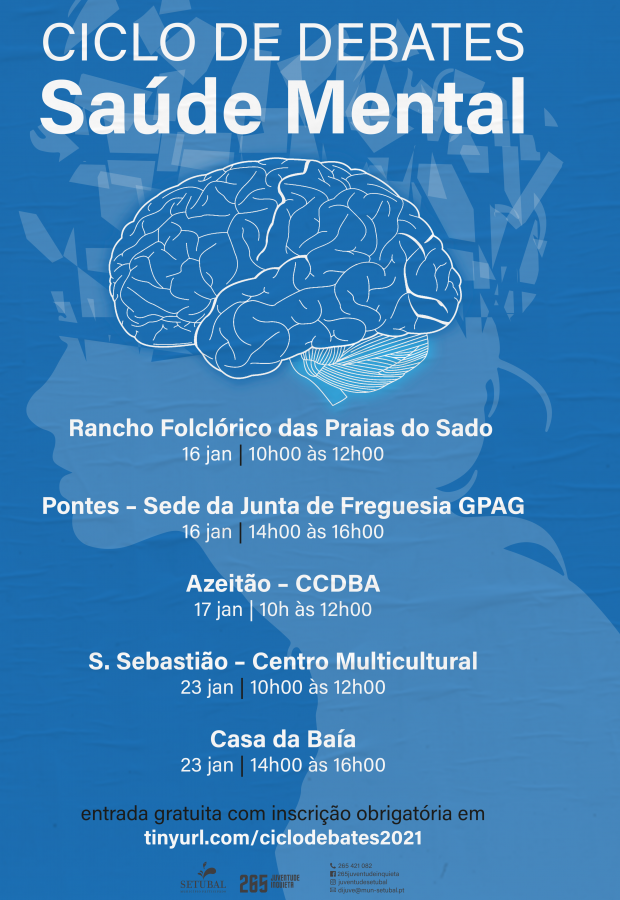Setúbal - Ciclo de debates sobre saúde mental Desmistificação dos estigmas que envolvem as perturbações mentais