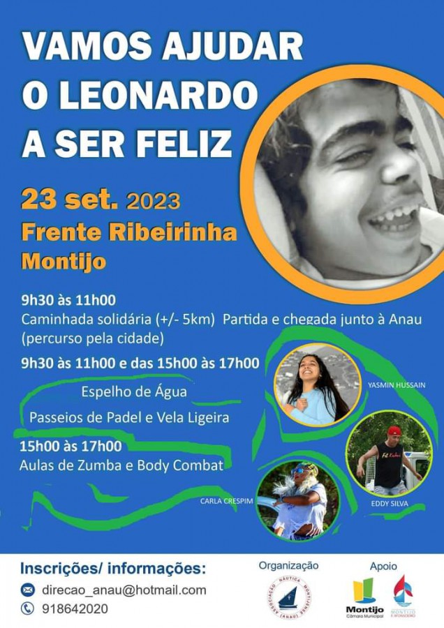 Na Frente Ribeirinha do Montijo ANAU - promove iniciativa solidária "Vamos Ajudar o Leonardo a ser feliz"