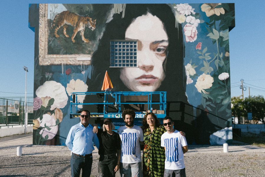 PALMELA - Mostra de Arte Urbana Espaços públicos de Quinta do Anjo ganham novos murais