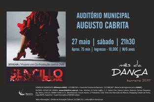No Auditório Municipal Augusto Cabrita este fim-de-semana no Mês da Dança Flamenco tradicional de Sevilha