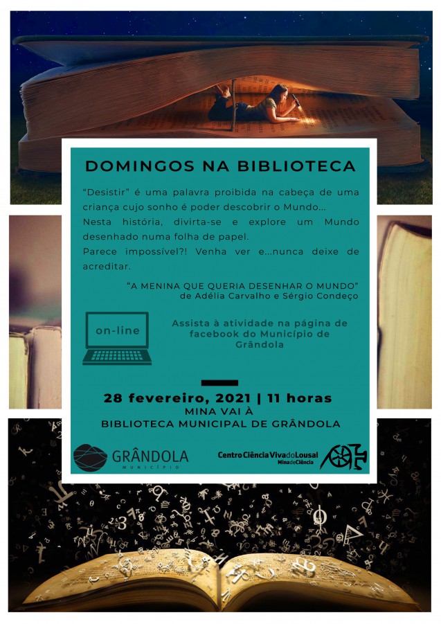 Grândola - Programa dinamizado pelo Centro Ciência Viva do Lousal «A Mina vai à Biblioteca Municipal de Grândola» é agora em formato digital