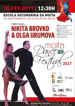 Moita Dance Festival 2017 - Dança de Salão Internacional Participação especial de Nikita Brovko e Olga Urumova da Rússia